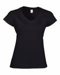 Gildan T-Shirt Col V Softstyle® pour Femmes, Azalea S, G64V00L – image 3