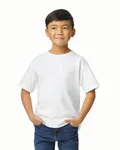 Gildan Softstyle Midweight Kinder T-Shirt Baumwollmischgewebe, White S (110/116), G65000K – Bild 6