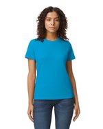 Gildan Softstyle® Midweight Damen T-Shirt tailliert, White S, G65000L – Bild 3