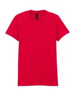 Gildan Softstyle® Midweight Damen T-Shirt tailliert, White S, G65000L – Red