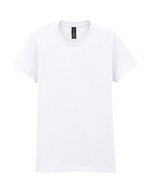 Gildan Softstyle® Midweight Damen T-Shirt tailliert, White S, G65000L – White