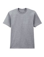 Softstyle Midweight Adult No Label Enzyme Wash T-Shirt – Sport Grigio (Melange)