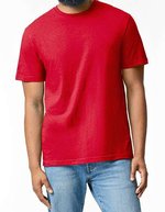 Gildan Softstyle CVC T-Shirt mit Ripp-Kragen, Pitch Black S, G67000 – Bild 30