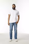 Gildan Softstyle CVC T-Shirt con Colletto a Coste, Pitch Black S, G67000 – immagine 1