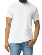 Gildan Softstyle CVC T-Shirt mit Ripp-Kragen, Pitch Black S, G67000 – Bild 36