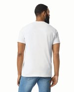 Gildan Softstyle CVC T-Shirt mit Ripp-Kragen, Pitch Black S, G67000 – Bild 4