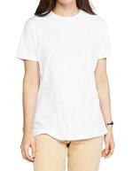 Gildan Softstyle CVC Damen T-Shirt A-Linie, Navy Mist S, G67000L – Bianco