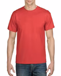 Gildan DryBlend® T-Shirt with Ribbed Collar, Red L, G8000 – image 3