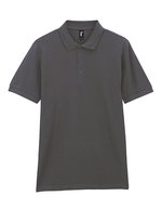 Gildan Hammer Piqué Polo mit Seitenschlitzen, White S, G85800 – Antracite (Unito)