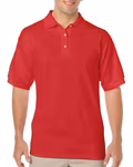 Gildan DryBlend® Poloshirt mit Knopfleiste, Graphite Heather S, G8800 – Bild 3