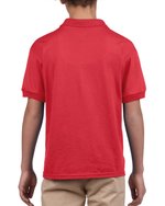 Gildan DryBlend® Polo für Kinder, klassischer Schnitt, White L (164), G8800K – Bild 3