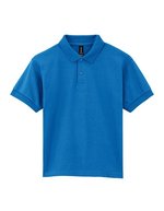 Gildan DryBlend® Polo für Kinder, klassischer Schnitt, White L (164), G8800K – Royal