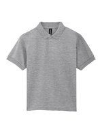 Gildan DryBlend® Polo für Kinder, klassischer Schnitt, White L (164), G8800K – Sport Grey (Heather)