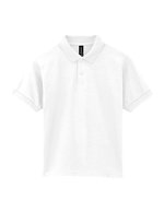 Gildan DryBlend® Polo für Kinder, klassischer Schnitt – White