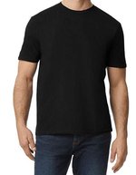 Gildan Gekämmtes Baumwoll T-Shirt, schmaler Schnitt, Baby Blue S, G980 – Black