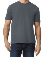 Gildan Gekämmtes Baumwoll T-Shirt, schmaler Schnitt, Baby Blue S, G980 – Charcoal (Solid)
