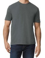 Gildan Gekämmtes Baumwoll T-Shirt, schmaler Schnitt, Baby Blue S, G980 – Storm Grey