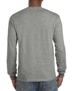 Gildan Langarmshirt Hammer aus ringgesponnener Baumwolle, White L, GH400 – Bild 4