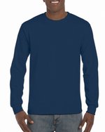 Gildan Langarmshirt Hammer aus ringgesponnener Baumwolle – Sport Dark Navy