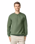 Softstyle® Midweight Adult Fleece 1/4 Zip Sweatshirt – image 3