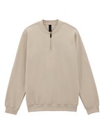 Felpa adulto Softstyle® Midweight Fleece 1/4 zip – Sabbia