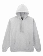 Midweight Fleece Hoodie mit Kapuze – Ash Grey (Heather)