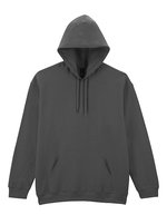 Midweight Fleece Hoodie mit Kapuze – Charcoal (Solid)