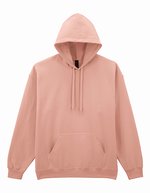 Midweight Fleece Hoodie mit Kapuze – Dusty Rose