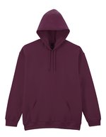 Midweight Fleece Hoodie mit Kapuze – Maroon