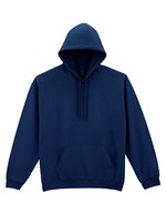 Midweight Fleece Hoodie mit Kapuze – Navy