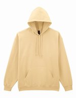 Midweight Fleece Hoodie mit Kapuze – Yellow Haze