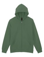 Softstyle® Midweight Fleece Adult Full Zip Hooded Sweatshirt – Military Green