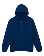 Softstyle® Midweight Fleece Adult Full Zip Hooded Sweatshirt – Navy