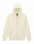 Softstyle® Midweight Fleece Adult Full Zip Hooded Sweatshirt – Off White