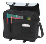 Halfar Umhängetasche Business 600D Polyester, 17L, Black 40 x 33 x 11 cm, HF0775 – Bild 3