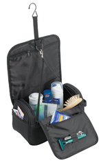 Halfar Praktische Kulturtasche mit Aufhängefunktion, Black 27 x 16 x 12 cm, HF1059 – Bild 3