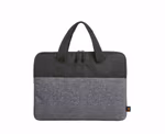 Halfar Elegant Laptop Bag with Zip, Black/Grey-Sprinkle 39 x 29 x 2,5 cm, HF14034 – image 3