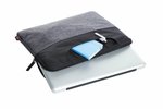 Halfar Elegante Laptop Tasche mit Reißverschluss, Black/Grey-Sprinkle 39 x 29 x 2,5 cm, HF14034 – Bild 5