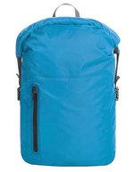 Halfar Leichtgewichtiger Rucksack mit Wickelverschluss, Black 31 x 45 x 17 cm, HF15004 – Cyan