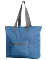Halfar Großer Polyester Shopper mit Innentaschen in – Blue