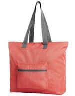 Halfar Großer Polyester Shopper mit Innentaschen in, Apple Green 40 x 40 x 15 cm, HF15017 – Red