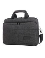 Notebooktasche Big Frame mit Trolleyfach – Black/Grey-Sprinkle