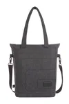 Halfar Notebook Shopper Frame with Quilted Design, Black/Grey-Sprinkle 30 x 42 x 13 cm, HF16051 – image 3