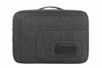 Halfar Sac Zippé Matelassé avec Compartiments, Black/Grey-Sprinkle 24 x 17 x 9 cm, HF16055 – image 3