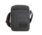 Halfar Padded Shoulder Bag Grey-Sprinkle 1L, Black/Grey-Sprinkle 15 x 20 x 4 cm, HF16057 – Bild 1