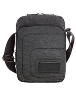 Halfar Padded Shoulder Bag Grey-Sprinkle 1L, Black/Grey-Sprinkle 15 x 20 x 4 cm, HF16057 – Bild 2