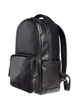 Halfar Notebook Backpack Community in PU Faux Leather, Black 29 x 43 x 15 cm, HF16060 – Bild 3