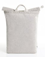 Halfar Rucksack Loom mit Rollverschluss 22L, Grey 28 x 43 x 14 cm, HF16068 – Nature