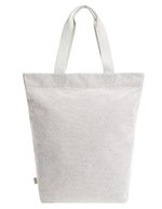 Halfar Robuster Shopper Loom mit Reißverschluss, Grey 44 x 45 x 16 cm, HF16070 – Nature