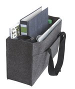 Halfar Organizer ModernClassic en feutre, 12L in, Anthracite 45 x 25 x 15 cm, HF16075 – Bild 4